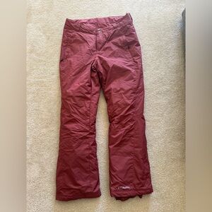 Women’s Columbia snow pants